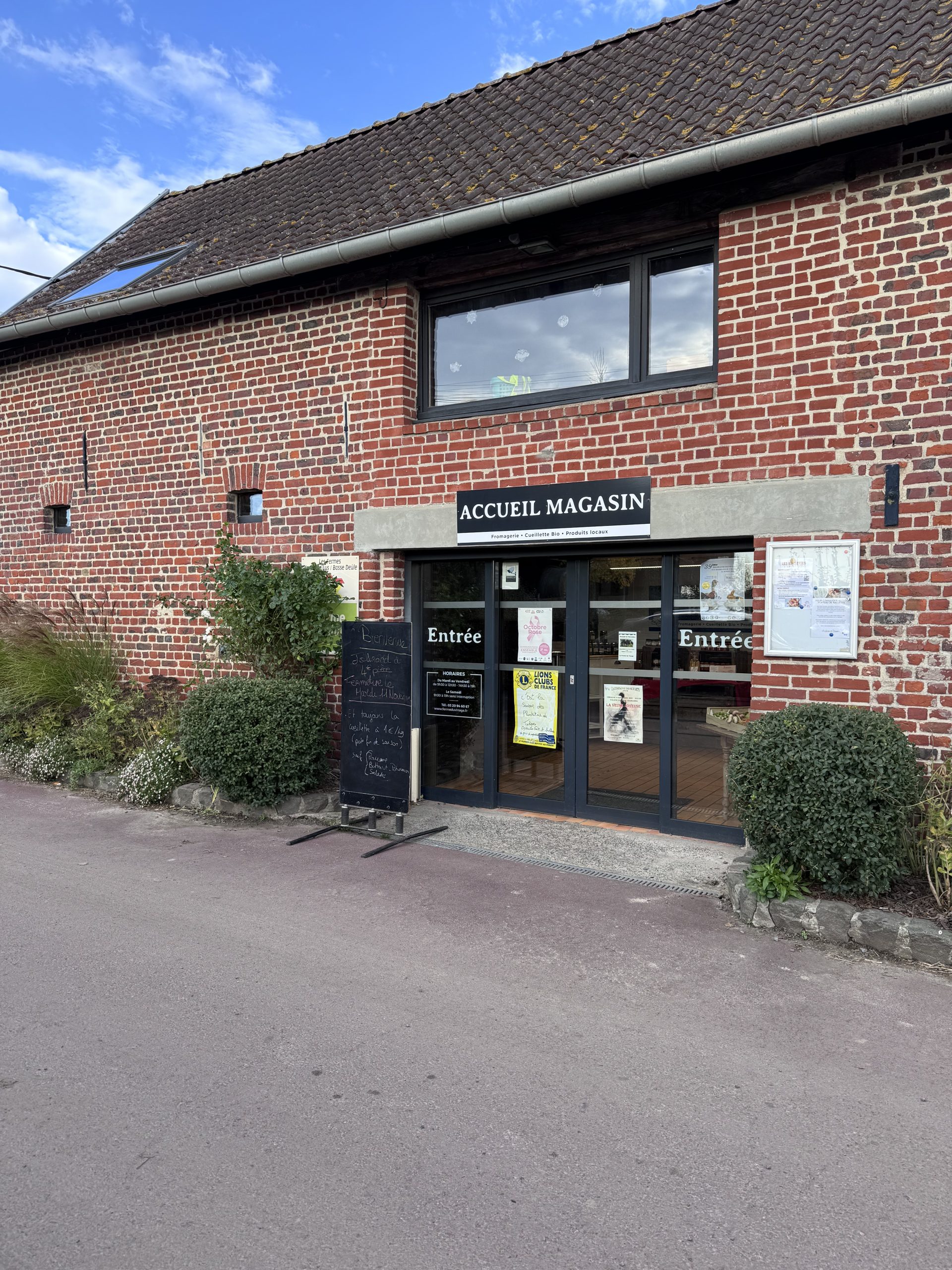 Accueil façade - Ferme du Vinage